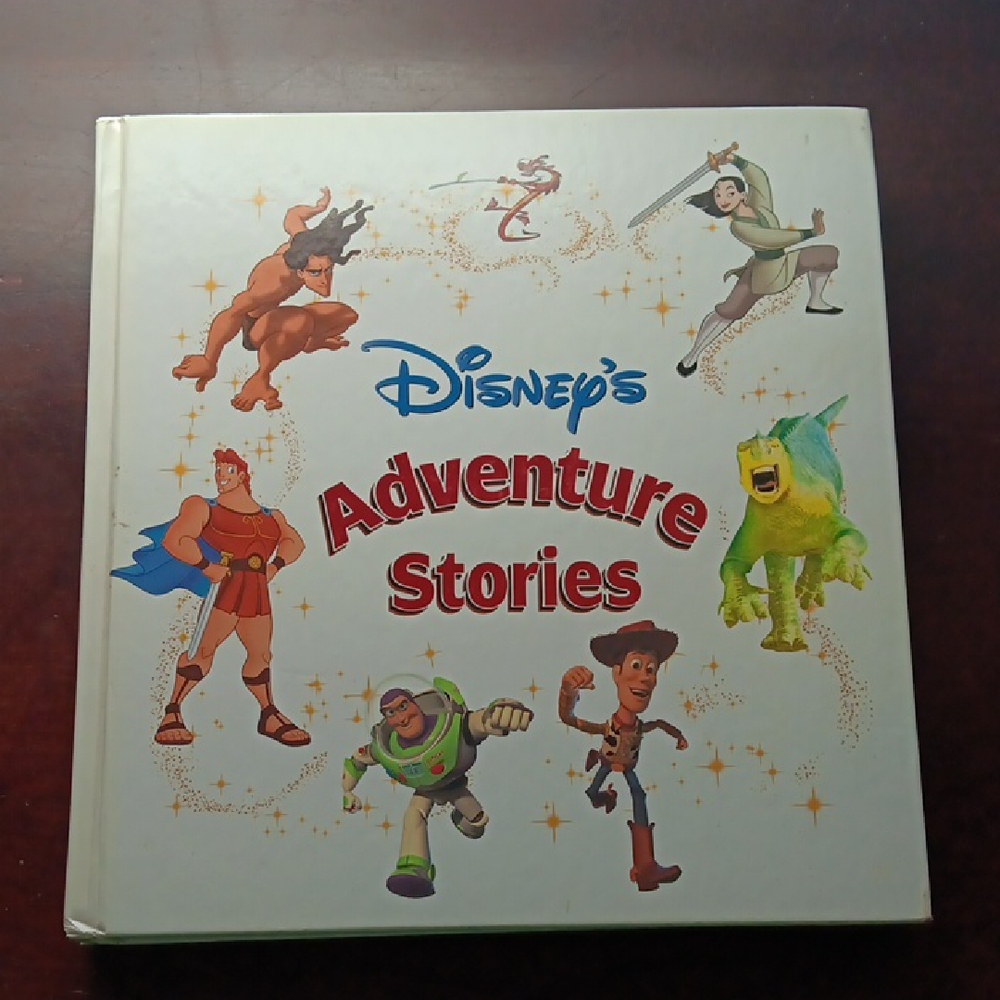 Disney's Adventure Stories Book with Colorful Characters